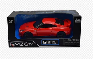 Daffi Model metalowy RMZ NIssan GT-R czerwony matowy GXP-792270 - Kolekcjonerskie modele pojazdów - miniaturka - grafika 3