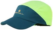 Czapki i chusty sportowe męskie - RONHILL RONHILL Czapka biegowa SPLIT AIR-LITE CAP zielona - miniaturka - grafika 1