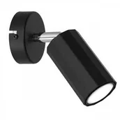 Lampy sufitowe - Luminex Bello 1770 plafon lampa sufitowa spot 1x8W GU10 czarny - miniaturka - grafika 1