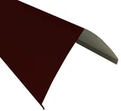 Pokrycia dachowe - Kalenica dachowa brązowa 2 m O-8017-KAL-2 - miniaturka - grafika 1