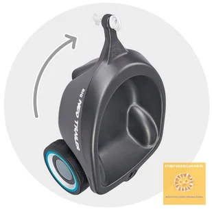 BIG Przyczepka do jeździka Bobby Car Neo Grafitowa STREFADZIECIAKOW.PL 56267 - Jeździki dla dzieci - miniaturka - grafika 7