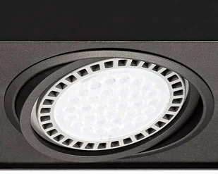 Zuma Line Downlight LAMPA sufitowa BOXY CL 20075-BK metalowa OPRAWA prostokątna spot czarny 20075-BK - Lampy sufitowe - miniaturka - grafika 2