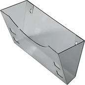 Pojemniki biurowe - Helit Helit H6103008 - uchwyt ścienny"the grid", szary, przezroczysty H6103008 - miniaturka - grafika 1