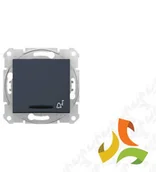 Wyłączniki światła i elektryczne - Schneider Electric SEDNA Przycisk "DZWONEK" 1 pojedynczy 1-biegunowy podświetlany grafit SDN1600470 SDN1600470/SCH - miniaturka - grafika 1