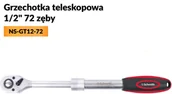Klucze i nasadki - SCHMITH Grzechotka Teleskopowa 1/2 72z NS-GT12-72 23363 - miniaturka - grafika 1