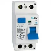 Bezpieczniki elektryczne - Lc Tec Wyłącznik różnicowo-prądowy z nadmiarem 1-faz. 2P 20A 30mA - 4,5kA R60N 1P+N 20 - miniaturka - grafika 1