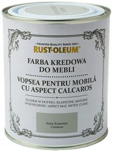 Rust-Oleum Farba kredowa do mebli Rust-Oleum szary krzemień 0 75 l R0070030G5 - Farby do metalu - miniaturka - grafika 2