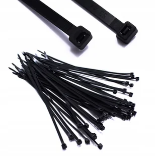 Opaski Kablowe Zaciskowe 150x2.5 Trytki Czarne Uv - Inne mocowania - miniaturka - grafika 2