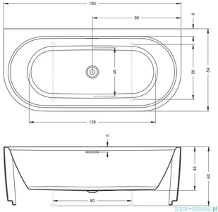 Riho Desire Back2wall LED wanna przyścienna z hydromasażem Sparkle Mood i oświetleniem 180x84cm BD07005S1WI1170 - Wanny z hydromasażem Riho Desire Back2wall LED wanna przyścienna z hydromasażem Sparkle Mood i oświetleniem 180x84cm BD07005S1WI1170 - Wanny z hydromasażem - miniaturka - grafika 2