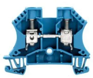 Weidmuller Złączka szynowa 2-przewodowa 10mm2 niebieska ATEX WDU 10 BL 1020380000 1020380000 - Kostki, złączki, wtyczki - miniaturka - grafika 2