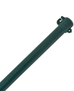 vidaXL Słupki ogrodzeniowe, 10 szt., 1,5 m, metalowe, zielone vidaXL - Pozostałe akcesoria do uprawy roślin - miniaturka - grafika 8