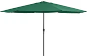 Parasole ogrodowe - vidaXL Parasol ogrodowy na metalowym słupku, 400 cm, zielony vidaXL - miniaturka - grafika 1
