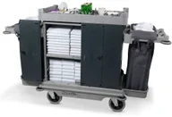 Wózki serwisowe - NUMATIC NKU 32 HF Wózek hotelowy z drzwiczkami NKU 32 HF - miniaturka - grafika 1