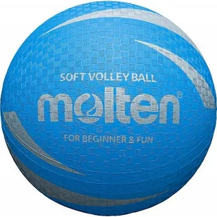 Molten Piłka do siatkówki gumowa niebieska S2V1250-C S2V1250-C - Siatkówka - miniaturka - grafika 3