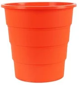 Kosze biurowe - OFFICE PRODUCTS Kosz na śmieci OFFICE PRODUCTS, pełny, 16l, pomarańczowy 19054621-07 - miniaturka - grafika 1