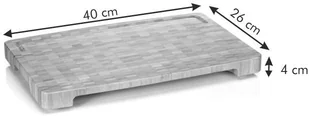 Tescoma Deska do krojenia 40x26 cm Azza 379890.00 - Deski do krojenia - miniaturka - grafika 2