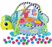 Maty edukacyjne - Junioria Mata edukacyjna interaktywna Junioria Żółw 3w1 5902767109635 - miniaturka - grafika 1