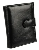 Portfele - Elkor (PL) Portfel Skórzany (PL) Skóra Licowa Duży Pionowy Z Zapięciem Dwa Skrzydełka EL103 - miniaturka - grafika 1