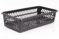 Pudła i pojemniki do przechowywania - Pucuś koszyk plastikowy ciemny popiel 19,5 x 10 x 5 cm - miniaturka - grafika 1