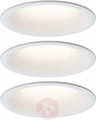 Oprawy, klosze i abażury - Paulmann oprawa wpuszczana LED Cymbal 3x6,8W IP44 - miniaturka - grafika 1