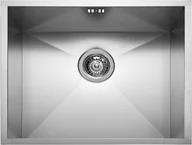 Zlewozmywaki - Teka TETRAGON 50x40 1B stal szczotkowana 100090401 - miniaturka - grafika 1