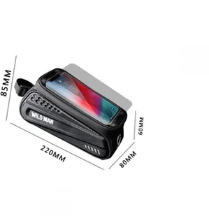 Wodoodporna Sakwa Torba Rowerowa Na Ramę Telefon L - Sakwy rowerowe - miniaturka - grafika 10