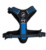 Szelki dla psów - All For Dogs Szelki 3x-Sport Niebieskie M - miniaturka - grafika 1