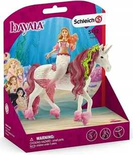 Schleich Świat Elfów Bayala. SLH70593. Syrena Feya na podwodnym jednorożcu - Figurki dla dzieci - miniaturka - grafika 3