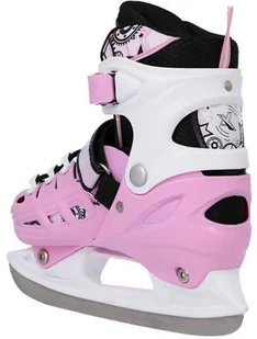 Nils EXTREME NH10905 4w1 RÓŻOWE ROZM. L(39-42) ŁYŻWOROLKI Z WYM. PŁOZĄ HOKEJOWĄ EXTREME 16-25-031 - Rolki - miniaturka - grafika 6