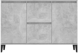 vidaXL Komoda szarość betonu 104x35x70 cm płyta wiórowa 806116 - Komody - miniaturka - grafika 6