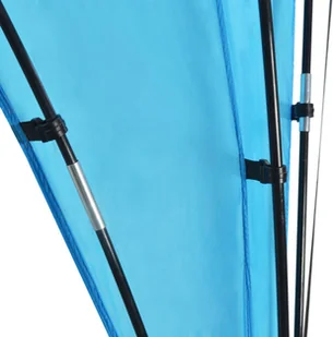 vidaXL Namiot imprezowy, łuk, 450x450x265 cm, jasnoniebieski - Namioty - miniaturka - grafika 10