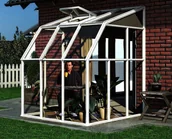 Pozostałe ozdoby ogrodowe - Palram Ogród zimowy Sun Room Palram 2 x 2 m biały PAL702064_702062 - miniaturka - grafika 1