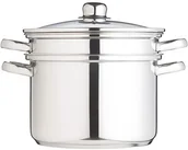 Szybkowary - Kitchen Craft ClearView szybkowar parowy/uniwersalny garnek ze stali nierdzewnej, 7,5 L KCCVMULTI - miniaturka - grafika 1