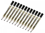 Markery permanentne - Pentel Marker suchościeralny MW85 - czarny - 12 szt. MW85-AE - miniaturka - grafika 1