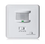 Czujniki ruchu i zmierzchu - Maclean Czujnik ruchu i dźwięku MCE18 ścienny pir + mic MCE18 - miniaturka - grafika 1