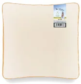 Poduszki - AMZ Poduszka puchowa Mr Pillow Puch 60% Rozmiar 40x40 Kolor kremowy Poduszka 1-komorowa - miniaturka - grafika 1