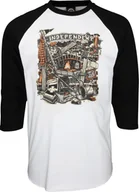 Koszulki i topy damskie - Independent t-shirt CRUST BASEBALL TOP Black/White - miniaturka - grafika 1