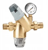 Zawory i kraniki - Caleffi Regulator Ciśnienia Wody 1 Cal + Manometr - miniaturka - grafika 1