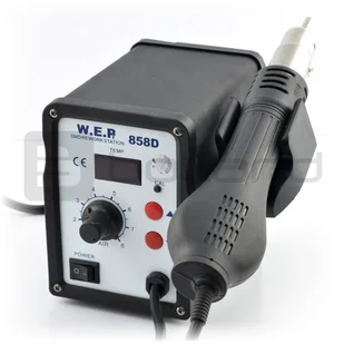 Stacja lutownicza hotair WEP 858D z wentylatorem w kolbie - 700W LUT-02768 - Akcesoria do lutowania Stacja lutownicza hotair WEP 858D z wentylatorem w kolbie - 700W LUT-02768 - Akcesoria do lutowania - miniaturka - grafika 1