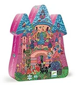 Puzzle - Djeco Shaped Box Puzzle, The Fairy Castle by - miniaturka - grafika 1