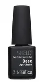 Lakiery hybrydowe - Kinetics Kinetics - SHIELD Gel Polish Base Light - Baza pod lakier hybrydowy - miniaturka - grafika 1