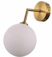 Lampy ścienne - Light Prestige Złoty kinkiet kula DORADO śr 12cm LP-002/1W-0 - miniaturka - grafika 1