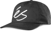 Czapki damskie - éS czapka męska éS SCRIPT WASHED SNAPBACK Black - miniaturka - grafika 1