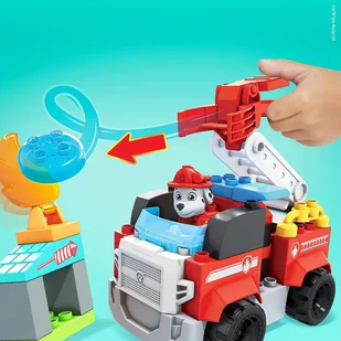 Fisher Price Mega Bloks Psi Patrol Zestaw Wóz strażacki Marshalla GYJ01 887961977610 - Klocki - miniaturka - grafika 3