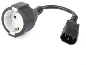 Gembird Adapter zasilania IEC320 C14-SCHUKO(F) 15 cm AKGEMKZ00000002 - Adaptery i przejściówki - miniaturka - grafika 4