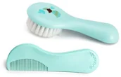 Inne akcesoria do pielęgnacji dzieci - SUAVINEX Szczotka i grzebień kolor turkusowy 3162384 - miniaturka - grafika 1