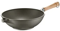 Woki - Berndes 071284 Wok z trzonkiem, aluminiowa, czarna, 28.0 x 28.0 x 9.5 cm 071284 - miniaturka - grafika 1