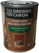 Lakiery do drewna - Drewno Chron Lakierobejca 2w1 Drewno Chron 0,8L kolor Mahoń 2w1 0,8L Mahoń - miniaturka - grafika 1