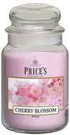 Świece - Price's Candles Prices Candles Świeca w szklanym słoju Kwiat wiśni 630 g - miniaturka - grafika 1