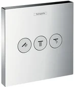 Zawory i kraniki - Hansgrohe Zawór odcinający ShowerSelect, podtynkowy dla 3 odbiorników, element z - miniaturka - grafika 1